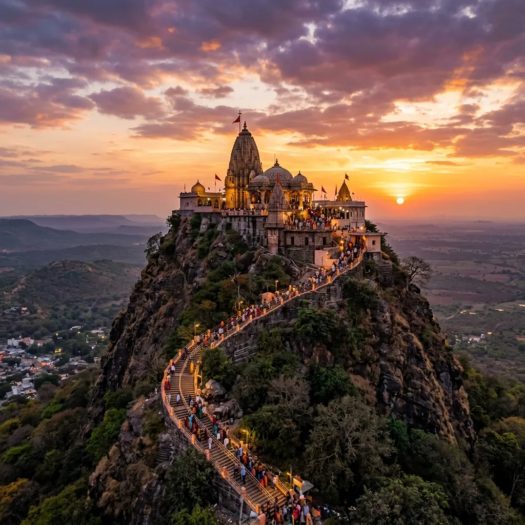 Maihar hilltop temple
