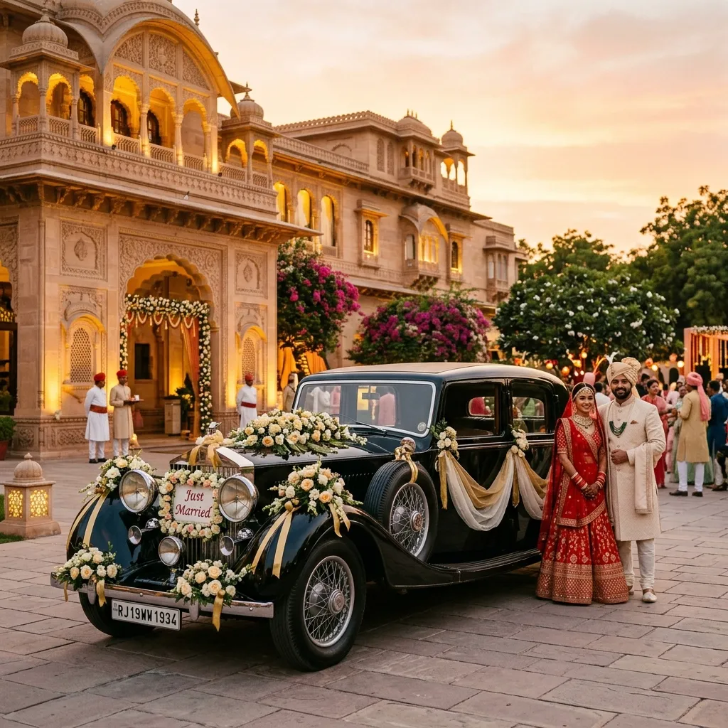 Vintage luxury car